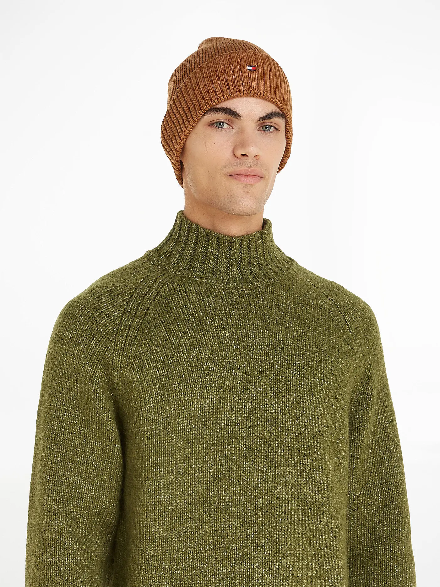 TOMMY HILFIGER | Mütze - Haube ESSENTIAL | camel